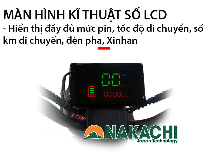 màn hình báo hiệu xe điện 3 bánh